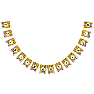 Banderines 04 de los 12 Tigres de Bunting Fiesta