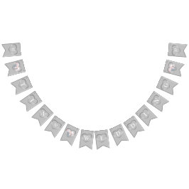 Banderines 10.ª foto personalizada del aniversario del boda d