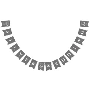 Banderines 25to Confeti de Stardust de la plata del