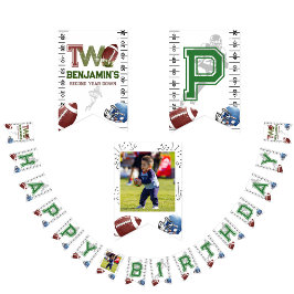 Banderines 2.º cumpleaños del fútbol