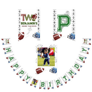 Banderines 2.º cumpleaños del fútbol