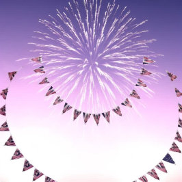 Banderines 4 de julio banner de agrupamiento de Personalizado