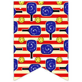 Banderines 4 de julio Bolas amarillas rojas de bola blanca ro