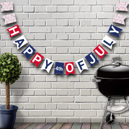 Banderines 4 de julio Día de la Independencia, celebración de