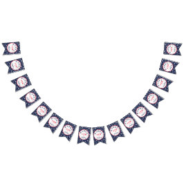 Banderines 4 de julio Estrellas rojas blancas azules