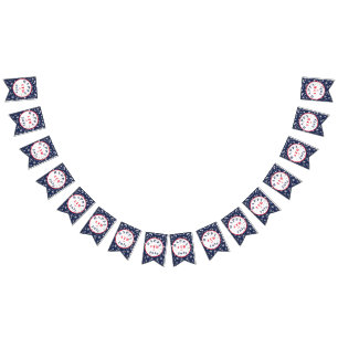 Banderines 4 de julio Estrellas rojas blancas azules