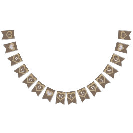 Banderines 5.º aniversario de boda de madera foto personaliza