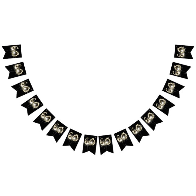 Banderines 60.º Cumpleaños O Aniversario Fiesta Bunting (Todo)