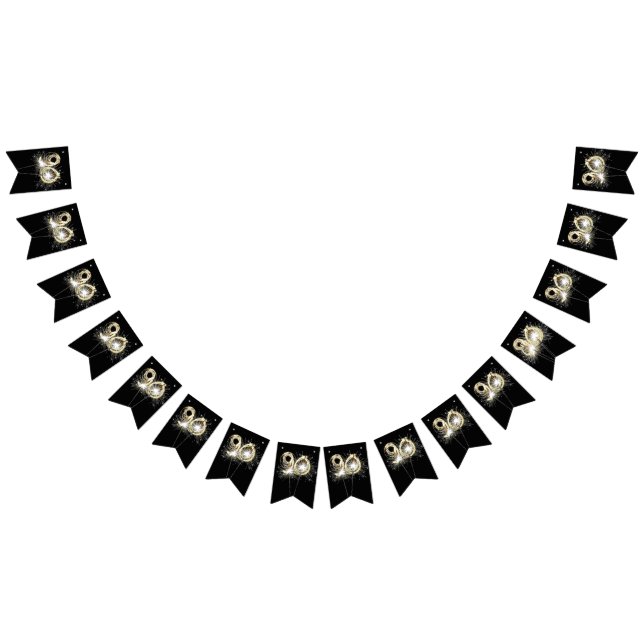 Banderines 90.º desparlante de la fiesta de cumpleaños (Todo)