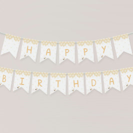 Banderines Abeja Amarilla Cuta Miel Primer Día de Abeja