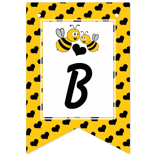 Banderines Abeja, Baby Shower (Tercera bandera)