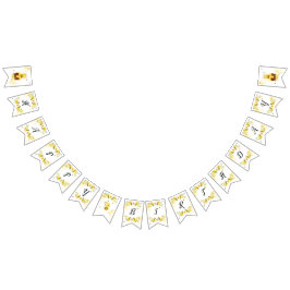 Banderines Abeja de burbujas lindo Feliz cumpleaños