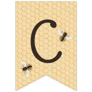 Banderines Abejas en enhorabuena del panal