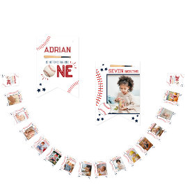 Banderines Abundancia fotográfica de 12 meses de 11º cumpleañ