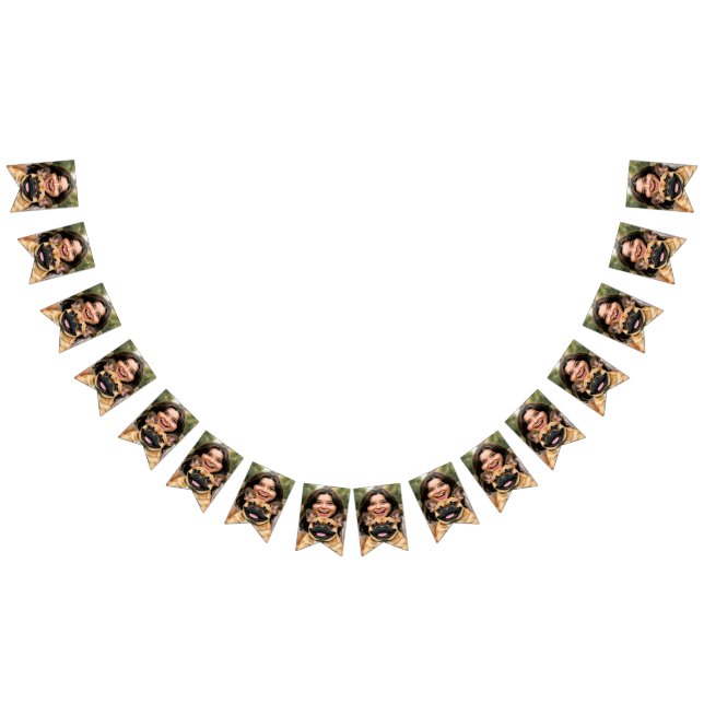 Banderines Add French Bulldog Photo Personalize (Todo)