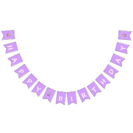 Banderines Adorable cumpleaños con tema de conejo