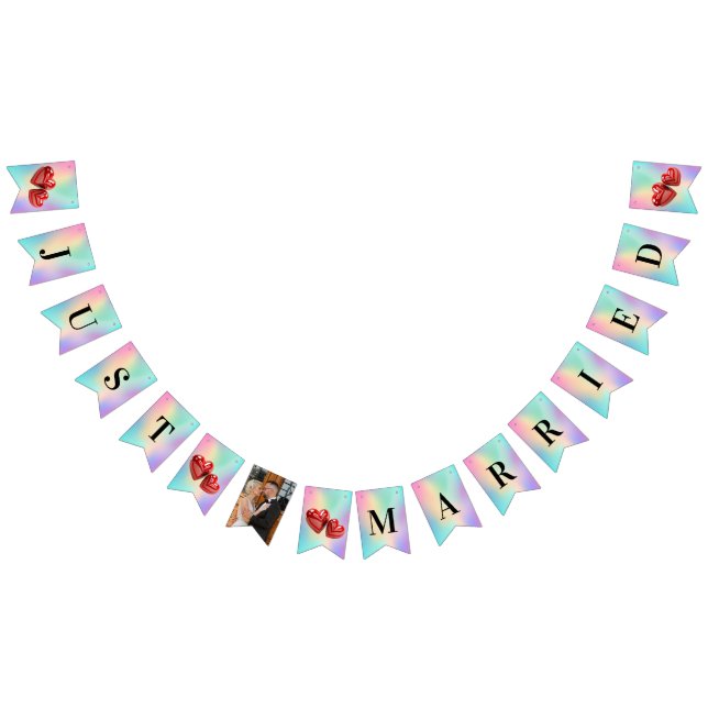 Banderines Afiche de coche recién casado (Todo)