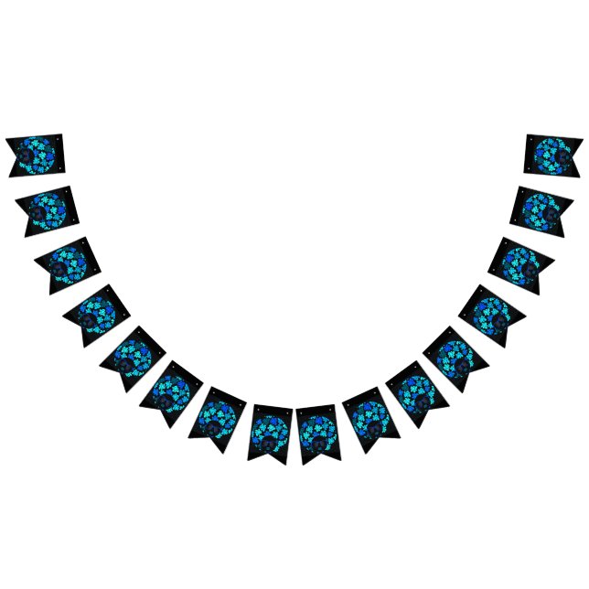Banderines Afro Diva Azul  (Todo)