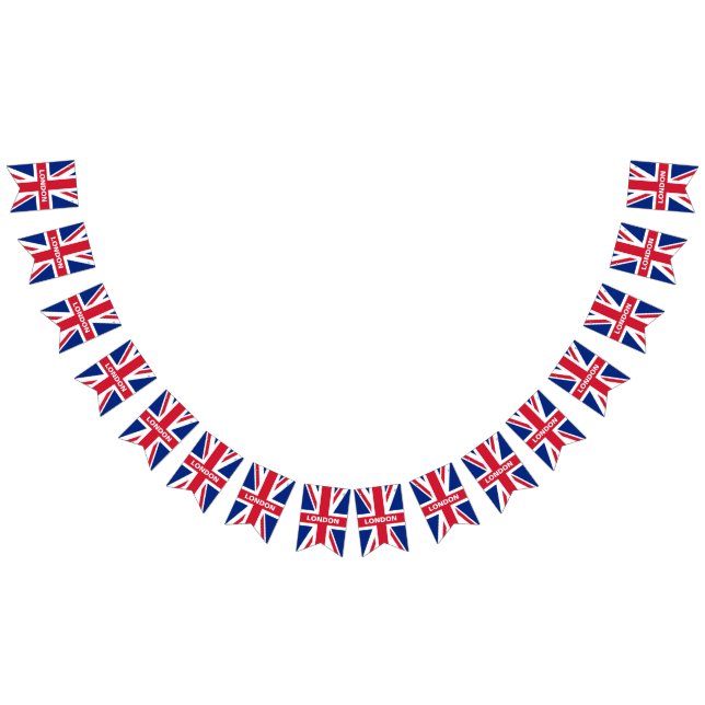 Banderines Agrupación personalizada de Union Jack (Todo)