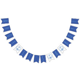 Banderines Ahoy es un chico Baby Shower