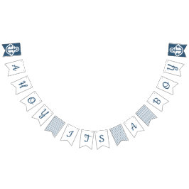 Banderines Ahoy su un empavesado náutico del muchacho