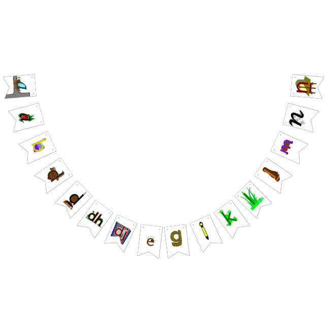 Banderines Alfabeto (Yolŋu Matha - Djambarrpuyŋu) A-Ṉ (parte (Todo)