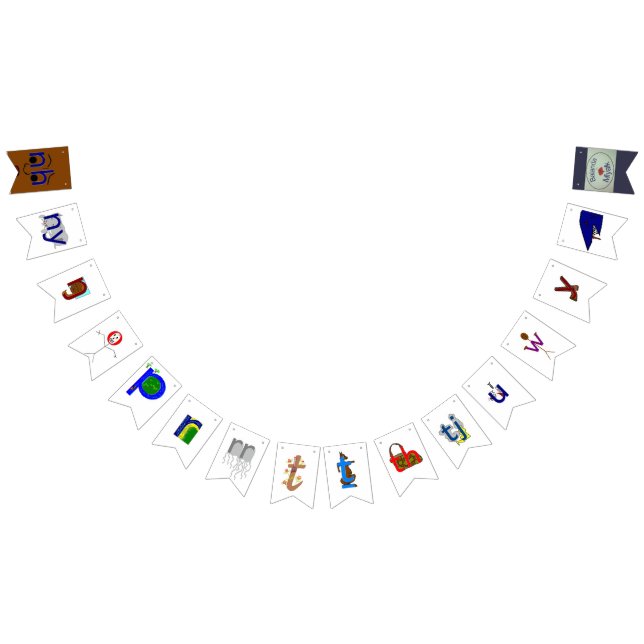 Banderines Alfabeto (Yolŋu Matha-Djambarrpuyŋu) Nh '(parte (Todo)