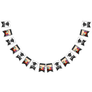 Banderines Añadir tu fiesta de graduación de fotos Celebrar l