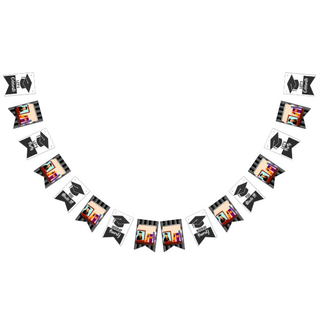 Banderines Añadir tu fiesta de graduación de fotos Celebrar l (Todo)