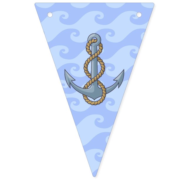 Banderines Ancla con Rope (Primera bandera)