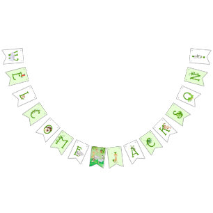 Banderines Animales lindos Baby Shower agradable del parque