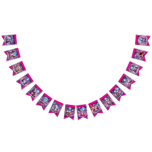 Banderines Animales mágicos El día de San Valentín