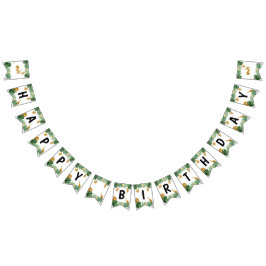 Banderines Animales Safari se juntan salvajes un feliz cumple