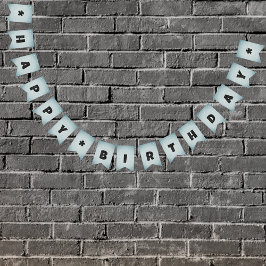 Banderines Aniversario de la apariencia metalizado / Cualquie