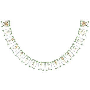 Banderines Aniversario de la vegetación del coche Safari de a