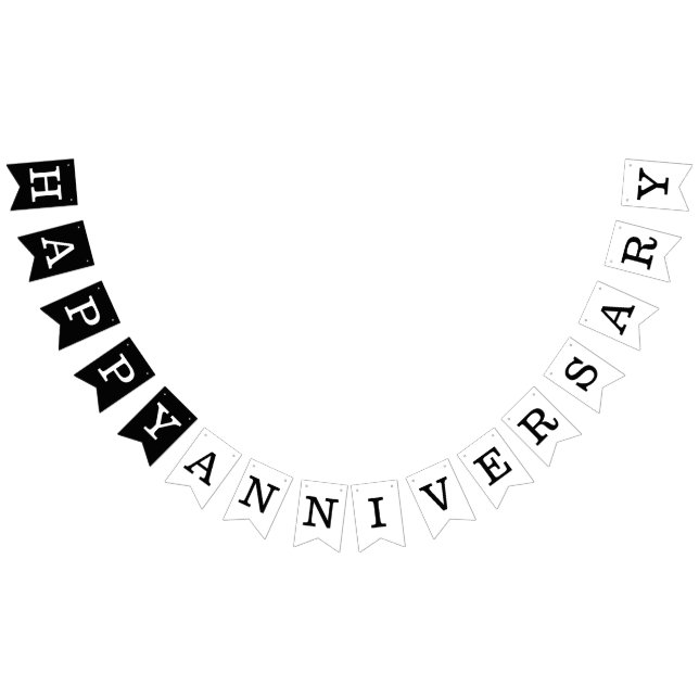 Banderines Aniversario feliz (Todo)