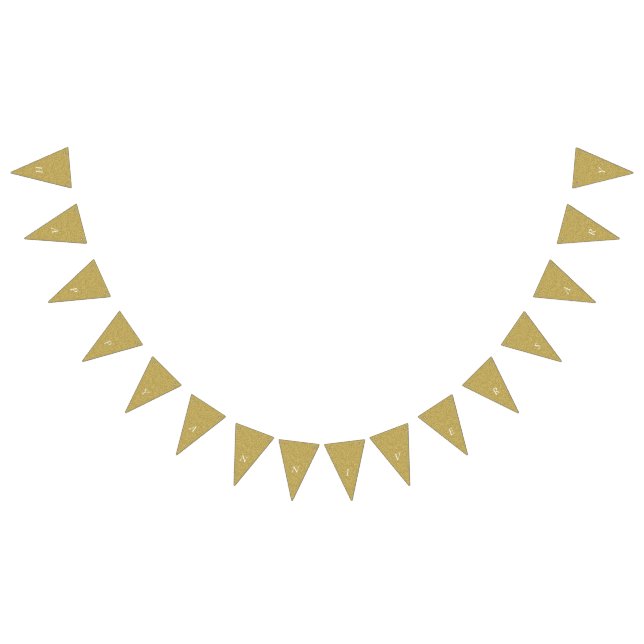 Banderines Aniversario feliz de oro (Todo)