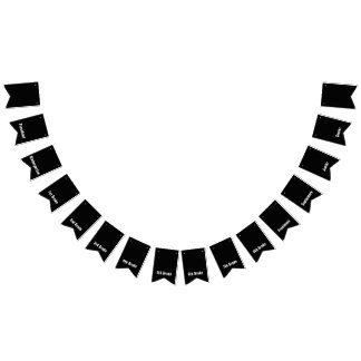 Banderines Años de educación preescolar a grado superior