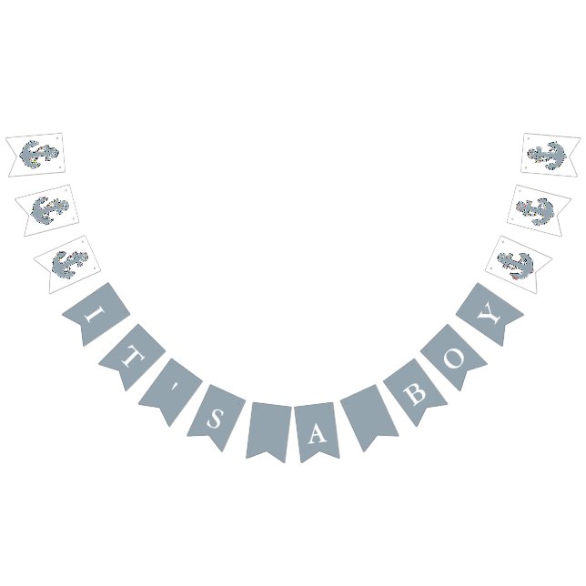 Banderines Anuncio de los anclajes azules (Todo)