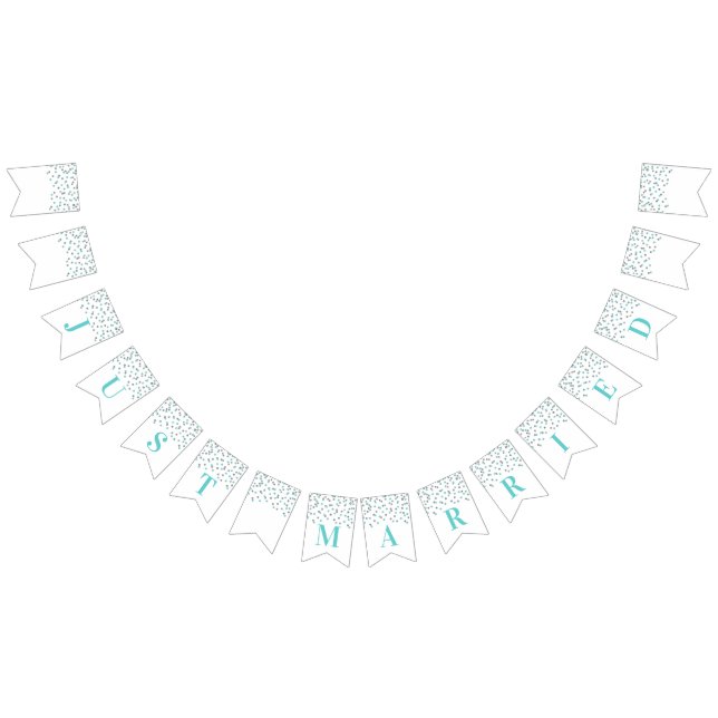 Banderines Apenas confeti de plata azul claro casado de la (Todo)