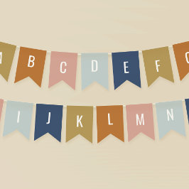Banderines Arcoiris vintage