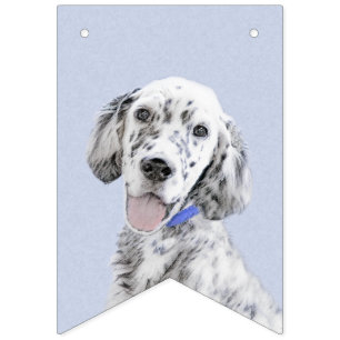 Banderines Arreglo de inglés azul Belton Pintura de perro