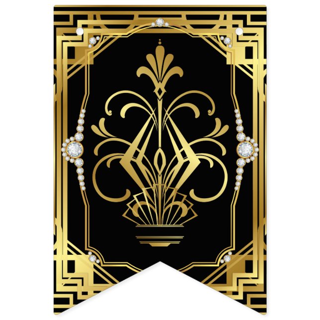 Banderines Art Deco Putting on the Ritz (Primera bandera)