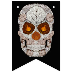 Banderines Aspen Leaf Skull 11