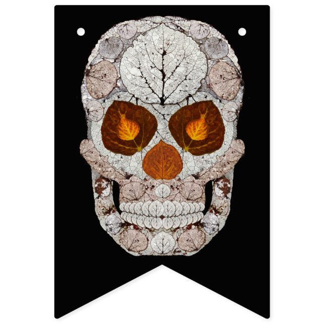 Banderines Aspen Leaf Skull 11 (Decimosexta bandera)