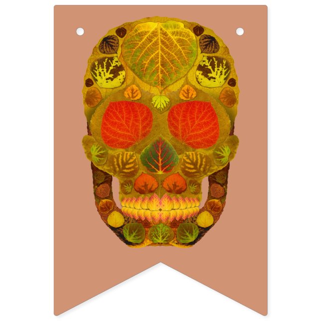 Banderines Aspen Leaf Skull 12 (Primera bandera)