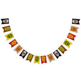 Banderines Aspen Leaf Skulls