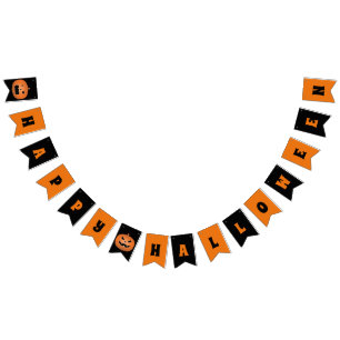 Banderines Aterrador lindo Jack O Lantern Pumpkin Halloween P