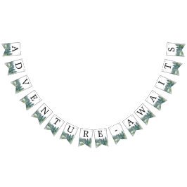 Banderines Aventura a las montañas rústicas