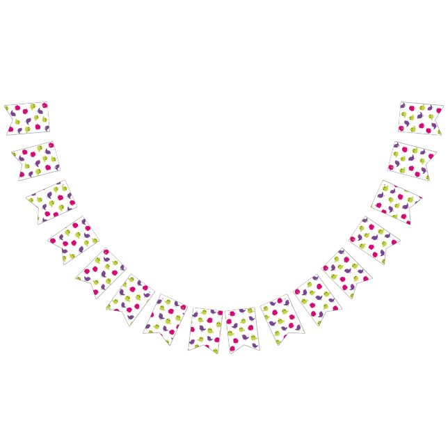 Banderines Aves alegres y coloridas (Todo)